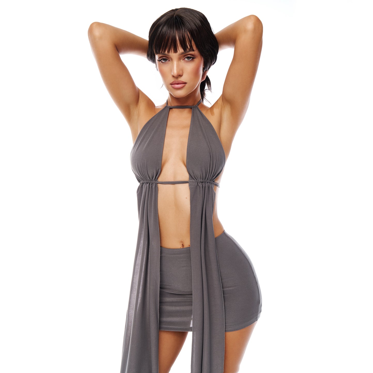 Комплект Бюстьє Off-Shoulder MI & Спідниця-шорти Eng